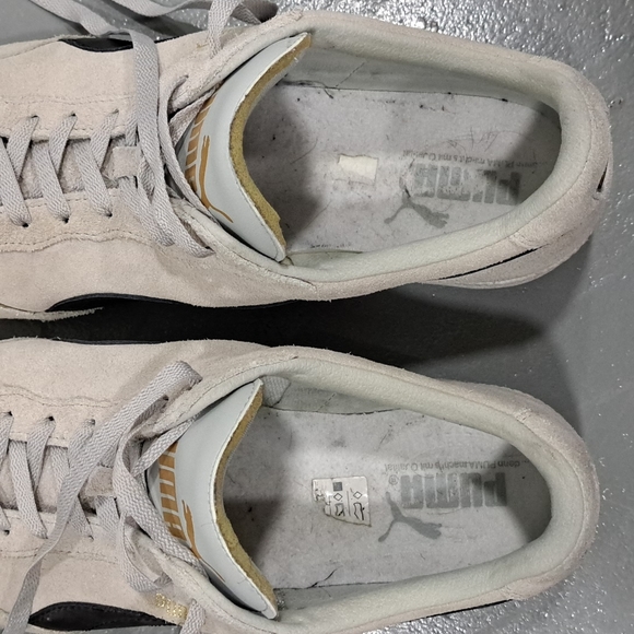 Men's Puma Liga white suede sneakers - Picture 6 of 13